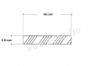 Platbanda aluminiu 40x5.0 mm 1